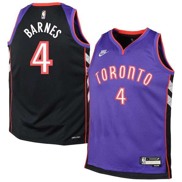 Scottie Barnes Toronto Raptors Nike Youth 2024/25 Swingman Jersey - Purple - Classic Edition
