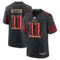 Brandon Aiyuk San Francisco 49ers Nike 2025 Rivalries Collection Game Jersey - Black