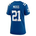 Zack Moss Indianapolis Colts Nike Women's Game Player Jersey - Royal/Blue