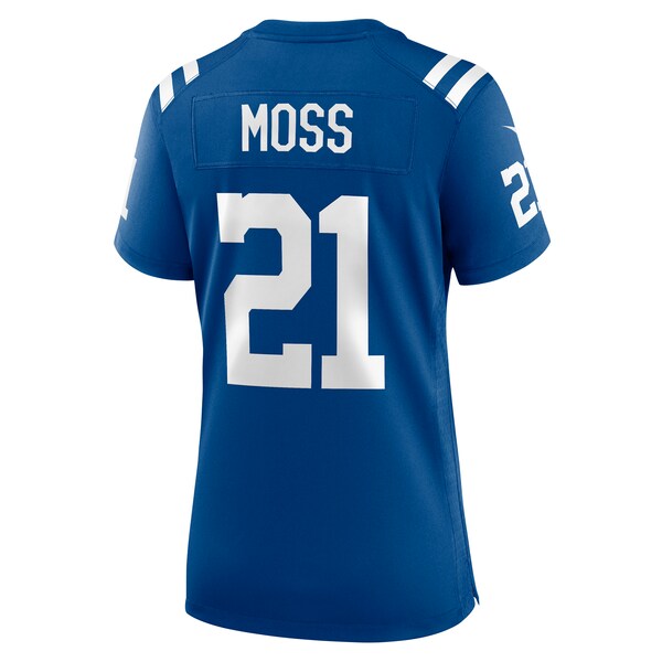 Zack Moss Indianapolis Colts Nike Women's Game Player Jersey - Royal/Blue