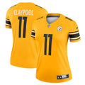Chase Claypool Pittsburgh Steelers Nike Women's Inverted Legend Game Jersey - Gold