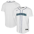 Youth Seattle Mariners  Nike White Home Replica Jersey