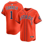 Carlos Correa Houston Astros Nike Alternate Limited Player Jersey - Orange/White