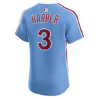 Bryce Harper Philadelphia Phillies Nike Alternate Elite Jersey - Light Blue/Cream/White