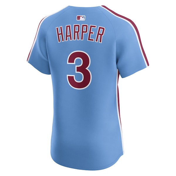 Bryce Harper Philadelphia Phillies Nike Alternate Elite Jersey - Light Blue/Cream/White