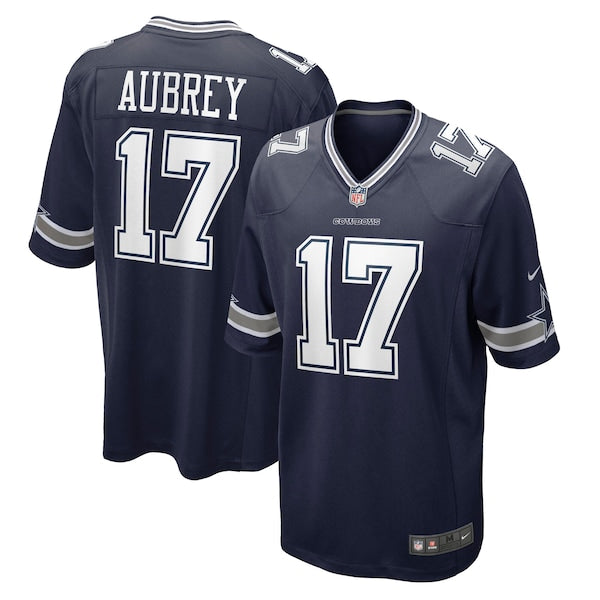 Brandon Aubrey Dallas Cowboys Nike Team Game Jersey - Navy/White