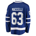 Matias Maccelli Toronto Maple Leafs  Home Breakaway Jersey - Blue