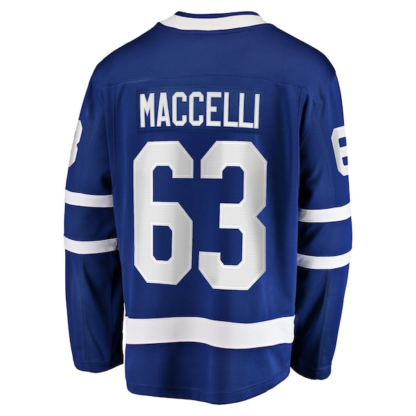 Matias Maccelli Toronto Maple Leafs  Home Breakaway Jersey - Blue