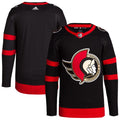 Ottawa Senators adidas Men's Home Primegreen Authentic Blank Jersey - Black