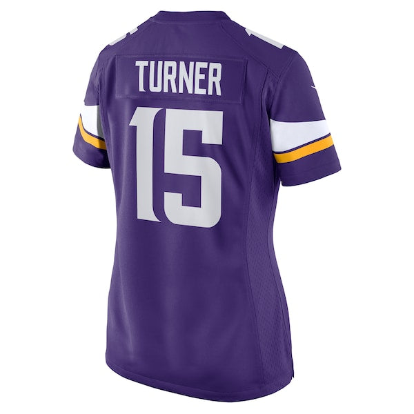 Dallas Turner Minnesota Vikings Nike Women's Game Jersey -  Purple