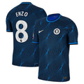 Enzo Fernández Chelsea Nike 2023/24 Away Match Authentic Player Jersey - Navy