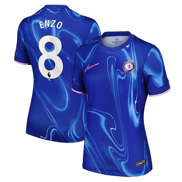 Enzo Fernández Chelsea Nike Women's 2024/25 Home Replica Player Jersey - Blue