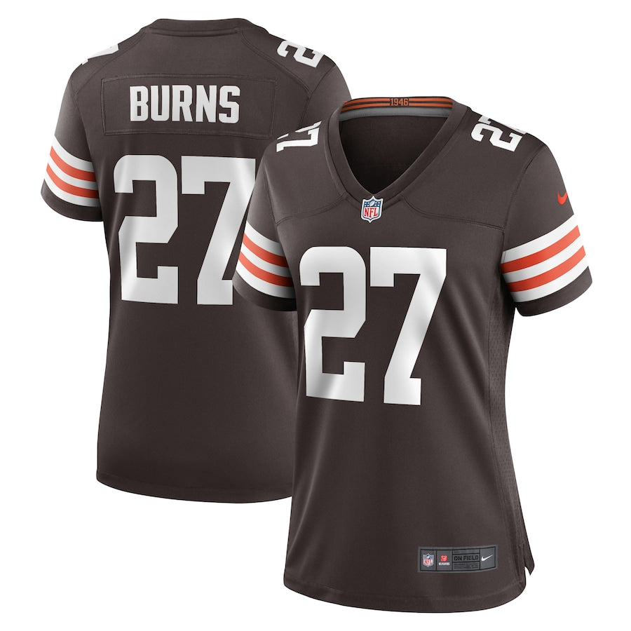 Lorenzo Burns Cleveland Browns Nike Women's Team Game Jersey -  Brown