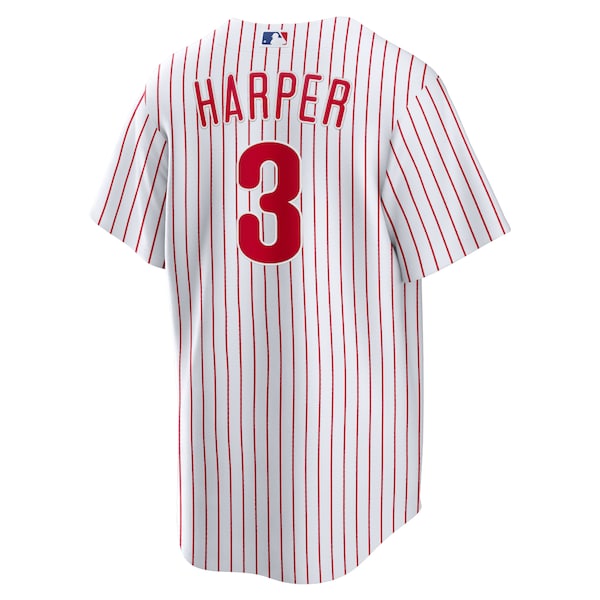 Bryce Harper Philadelphia Phillies Nike Home Replica Player Name Jersey - White/Cream/Red