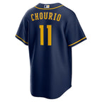 Jackson Chourio Milwaukee Brewers Nike Alternate 2 Replica Jersey - Navy