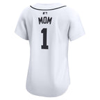 Detroit Tigers Nike Women's #1 Mom Home Limited Jersey - White