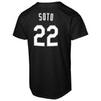 Juan Soto New York Mets Nike  Youth Lights Out Replica Player Jersey - Black