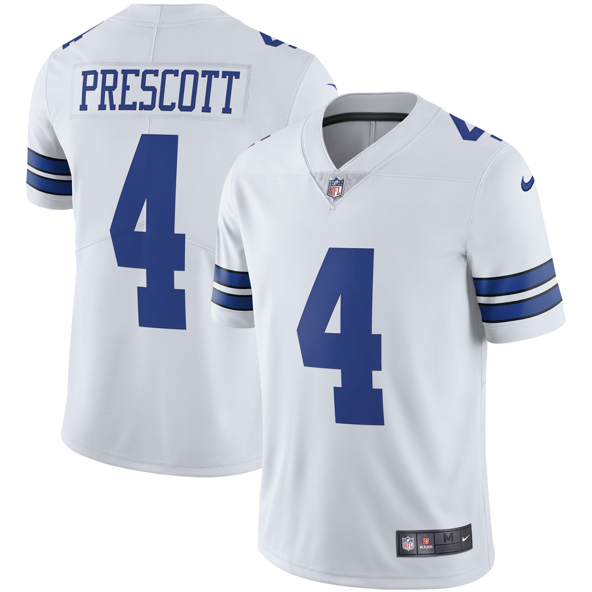 Dak Prescott Dallas Cowboys Nike Vapor Limited Player Jersey - Navy/White