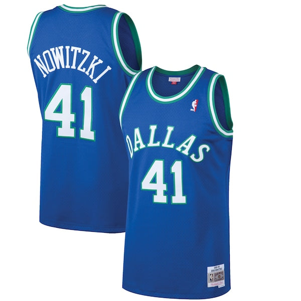Dirk Nowitzki Dallas Mavericks 1998/99 Hardwood Classics Swingman Jersey - Blue