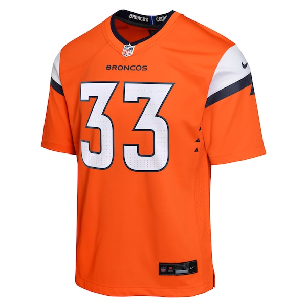 Javonte Williams Denver Broncos Nike Youth Game Jersey - Orange/Navy