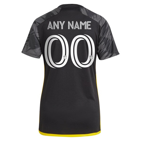 Columbus Crew adidas Women's 2024 VeloCITY Kit Replica Custom Jersey - Black