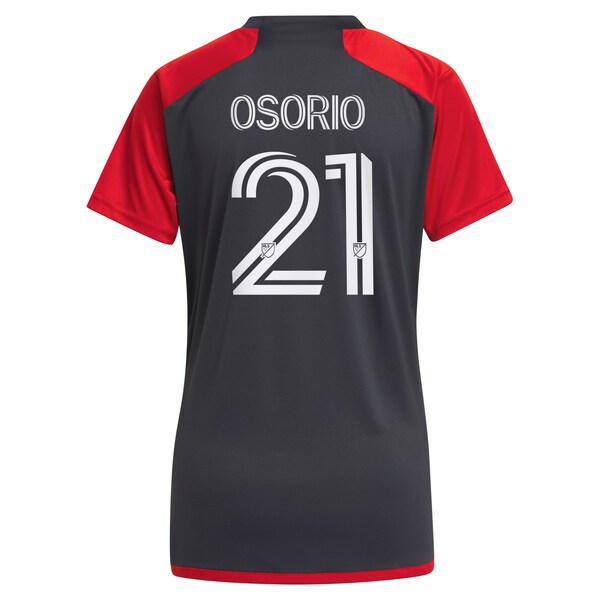 Jonathan Osorio Toronto FC adidas Women's 2024 Club Kit Replica Player Jersey - Gray