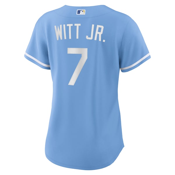 Bobby Witt Jr. Kansas City Royals Nike Women's Alternate Replica Player Jersey - Light Blue