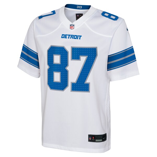 Sam LaPorta Detroit Lions Nike Youth Player Game Jersey - White