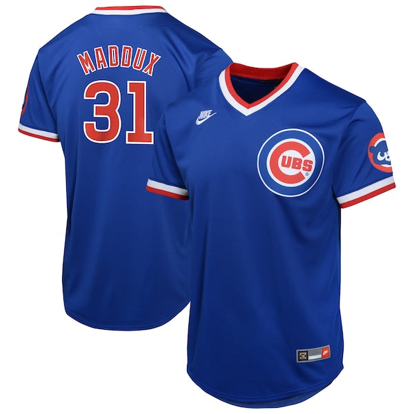 Greg Maddux Chicago Cubs Nike Youth Cooperstown Collection Limited Jersey - Royal