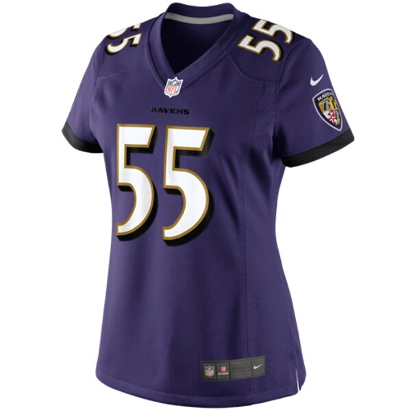 Women's Baltimore Ravens Terrell Suggs Nike Purple Limited Jersey