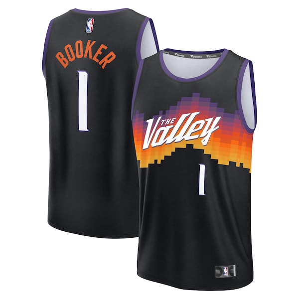 Devin Booker Phoenix Suns  2025/26 City Edition Fast Break Jersey - Black