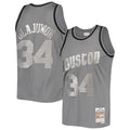 Hakeem Olajuwon Houston Rockets Hardwood Classics Retired Player 1993/94 Metal Works Swingman Jersey - Charcoal