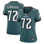 Darian Kinnard Philadelphia Eagles Nike Women's Team Game Jersey - Midnight Green