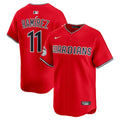 Jose Ramirez Cleveland Guardians Nike Alternate Limited Jersey - Red/White