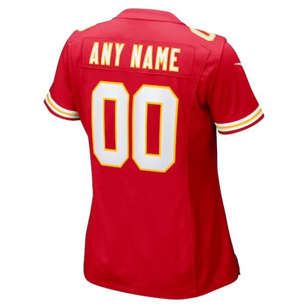 Kansas City Chiefs Nike Women's Super Bowl LVIII Patch Custom Game Jersey - Red