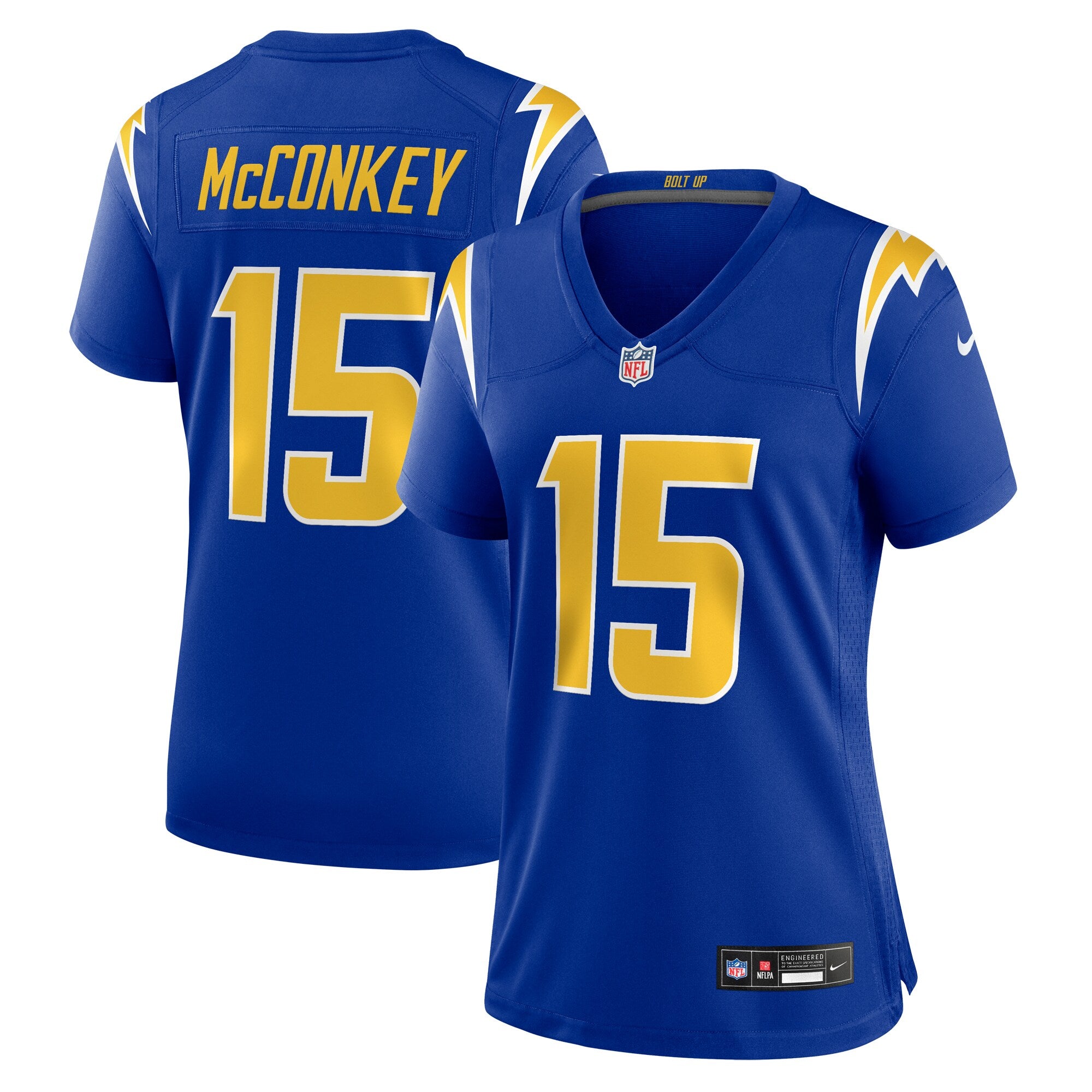 Ladd McConkey Los Angeles Chargers Nike Women's Alternate Game Jersey -  Navy/Royal/White