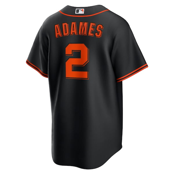 Willy Adames San Francisco Giants Nike Alternate Replica Baseball Jersey - Black