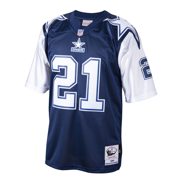 Deion Sanders Dallas Cowboys  1995 Authentic Jersey - Navy