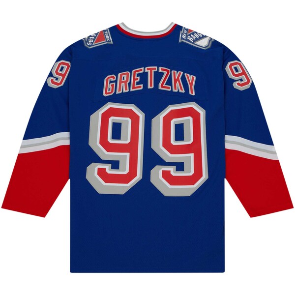 Wayne Gretzky New York Rangers  1996/97 Blue Line Player Jersey - Navy