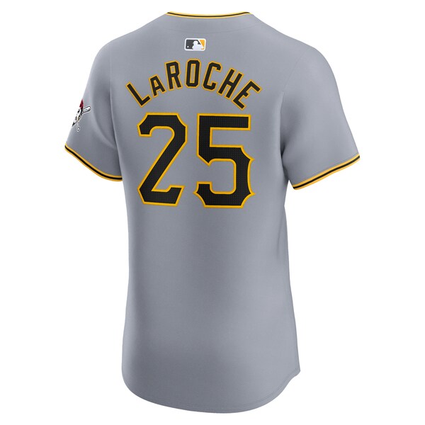 Adam LaRoche Pittsburgh Pirates Nike Road Elite Player Jersey - Gray