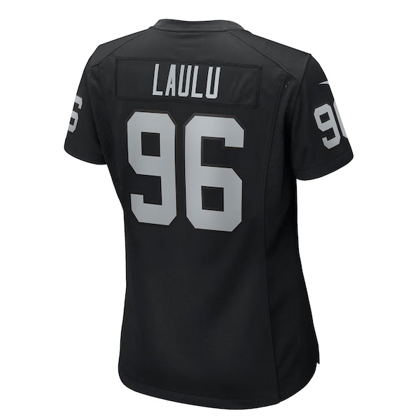 Jonah Laulu Las Vegas Raiders Nike Women's  Game Jersey -  Black