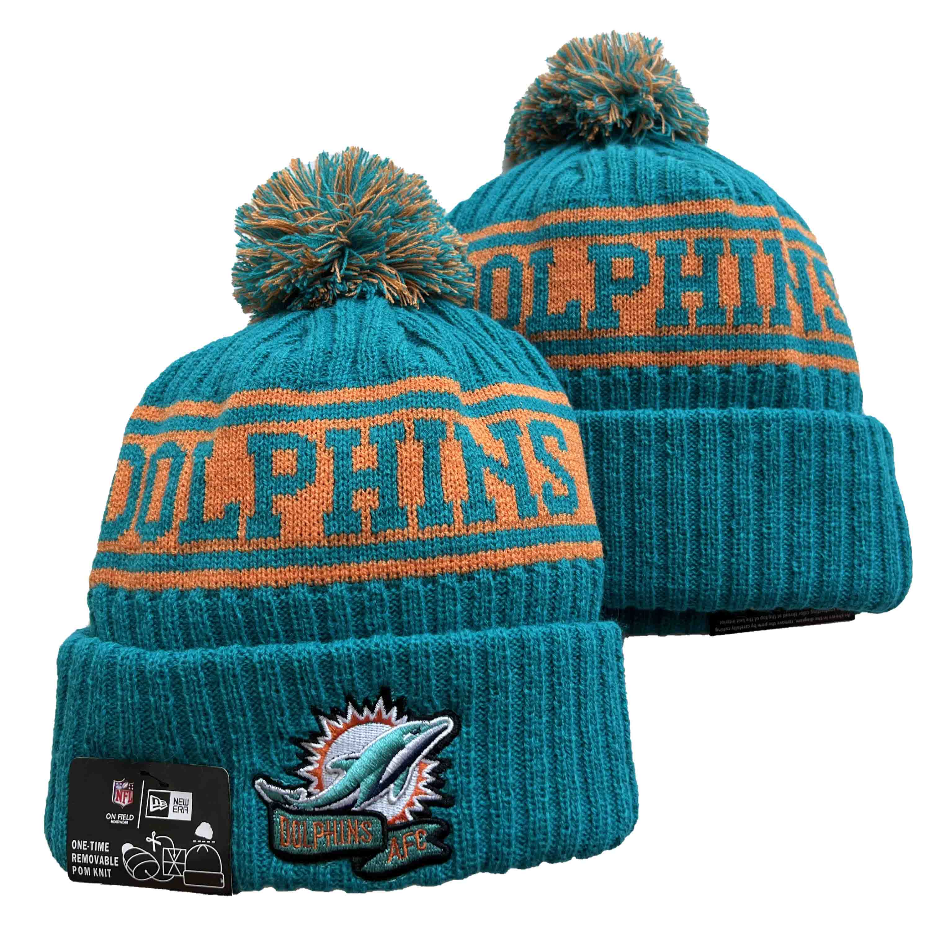 MIAMI DOLPHINS KNIT HAT