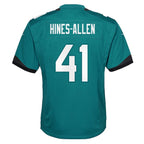 Josh Hines-Allen Jacksonville Jaguars Nike Youth Team Game Jersey - Teal