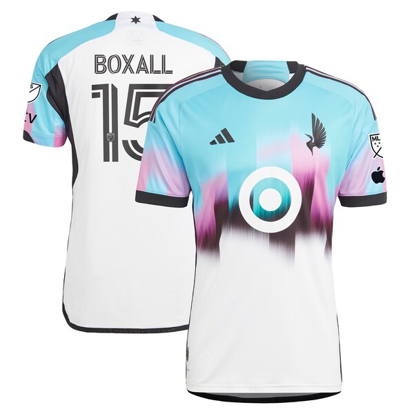 Michael Boxall Minnesota United FC adidas 2024 The Northern Lights Kit Authentic Jersey - White