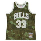 Scottie Pippen Chicago Bulls Hardwood Classics 1997/98 Ghost Green Swingman Jersey - Camo