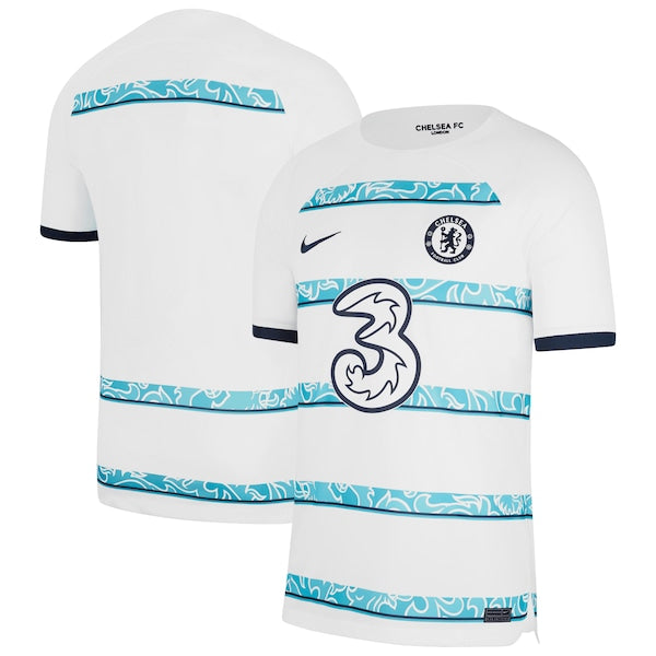 Chelsea Nike 2022/23 Away Breathe Stadium Blank Replica Jersey - White