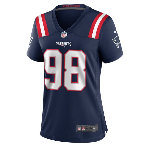 Jeremiah Pharms Jr. New England Patriots Nike Women's  Game Jersey -  Navy