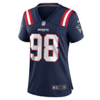 Jeremiah Pharms Jr. New England Patriots Nike Women's  Game Jersey -  Navy