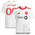 Toronto FC adidas Youth 2024 GTA Kit Replica Custom Jersey – White