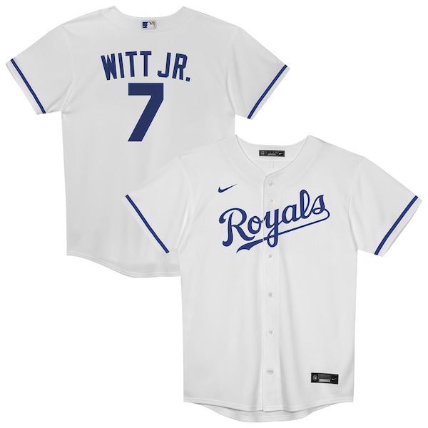 Bobby Witt Jr. Kansas City Royals Nike Preschool Home Replica Player Jersey - White